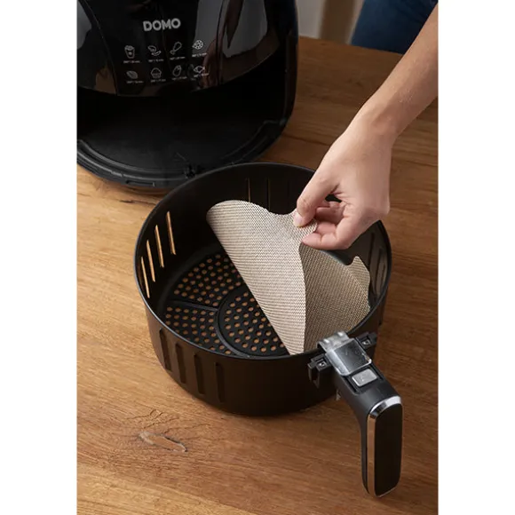 Set de feuilles de cuisson rondes pour friteuses à air chaud NoStik