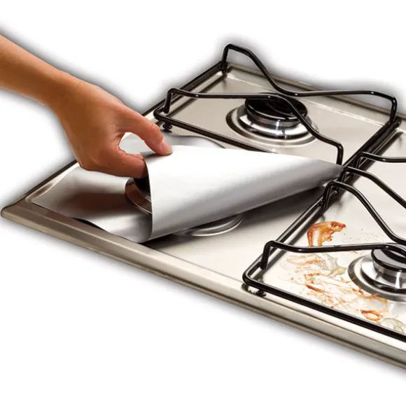 Set de 4 feuilles de protection pour plaques gaz NoStik
