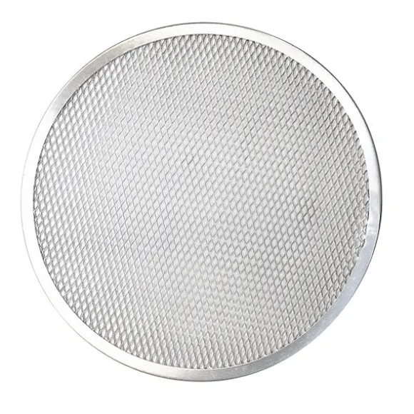 Set de 2 grilles perforées rondes pour pizza Mathon