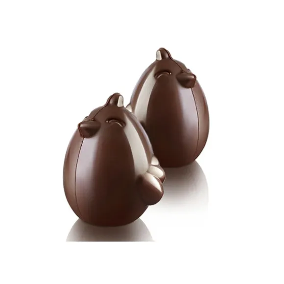 Set de 2 moules Chocolat Poussin de Pâques Paul Cino Silikomart