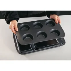 Set de 5 moules à gâteau empilables en acier antiadhérent Mathon