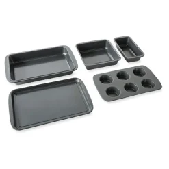 Set de 5 moules à gâteau empilables en acier antiadhérent Mathon