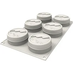 Set de 6 moules silicone Mini Hiver Sapin Silikomart