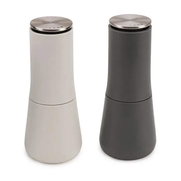 Set de 2 moulins sel et poivre gris blanc Joseph Joseph