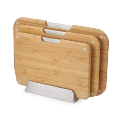 Set de 3 planches en bambou Nest et support de rangement Joseph Joseph