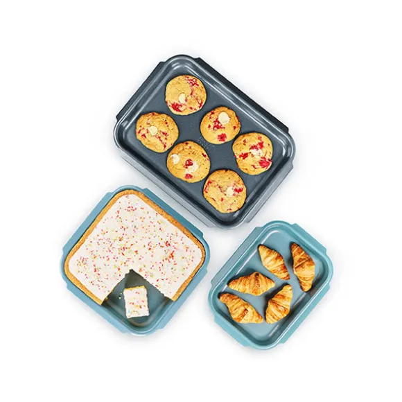 Set de 3 plaques de cuisson empilables Nest Joseph Joseph