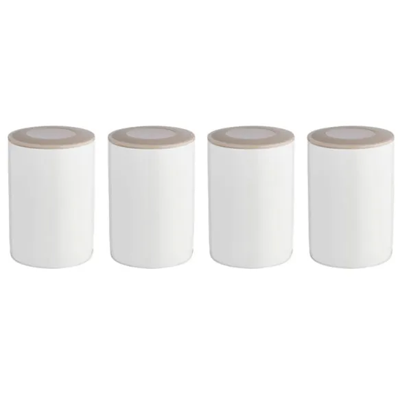 Set de 4 pots en céramique pour yaourtière YVA640 Simeo