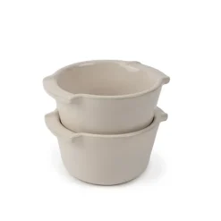 Set de 2 ramequins en céramique 11 cm Appolia écru Peugeot