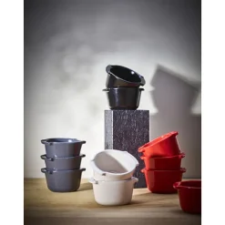 Set de 2 ramequins en céramique 11 cm Appolia rouge Peugeot