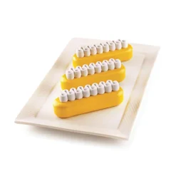 Set 2 moules 3D kit 6 Chic et Pop éclairs Silikomart
