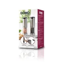Set 2 moulins à sel et à poivre rechargeables Domo