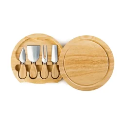 Set plateau à fromages avec couteaux Ibili