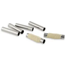 Set 6 tubes en inox 12,5 cm Mathon