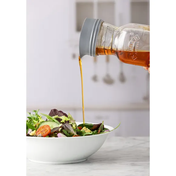 Shaker pour vinaigrette en verre et inox 500 ml Kilner