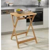 Table pliante avec plateau amovible Lugo en bambou Wenko by Maximex