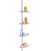Étagère de douche télescopique acier inox 4 tablettes Wenko by Maximex