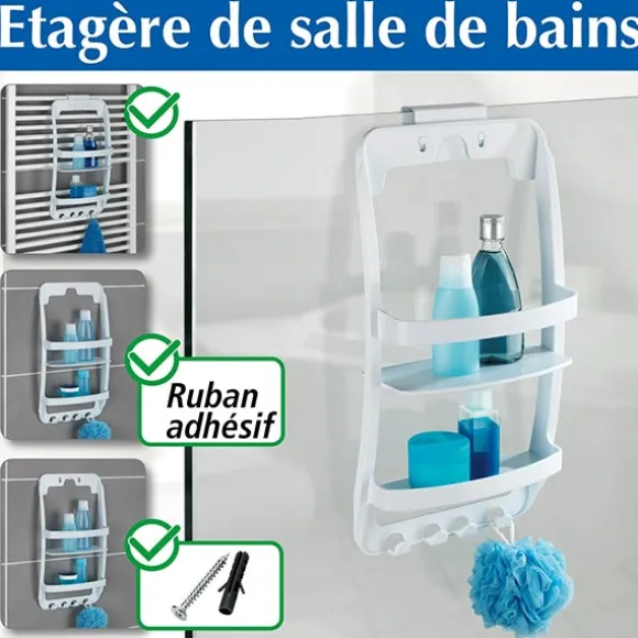Étagère de salle de bain universelle Wenko by Maximex