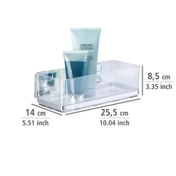 Étagère murale en acier inox Vacuum-Loc® Quadro Wenko by Maximex