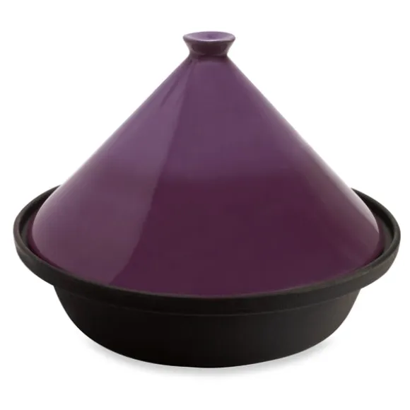 Tajine fonte 30 cm aubergine Mathon
