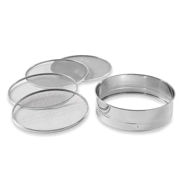 Tamis tambour inox 4 mailles interchangeables Mathon