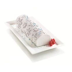 Tapis décors pour bûche silicone Frozen Silikomart