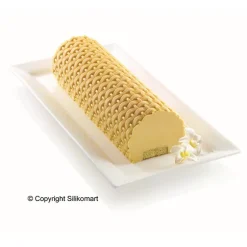 Tapis décors pour bûche silicone Tresse Magic Buche Silikomart
