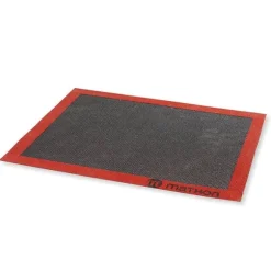 Tapis de cuisson perforé professionnel en fibre de verre et silicone 40 cm Mathon