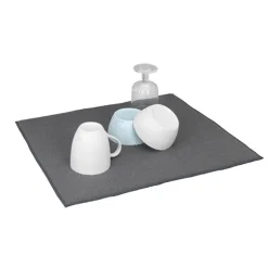 Tapis égouttoir microfibres gris Wenko by Maximex