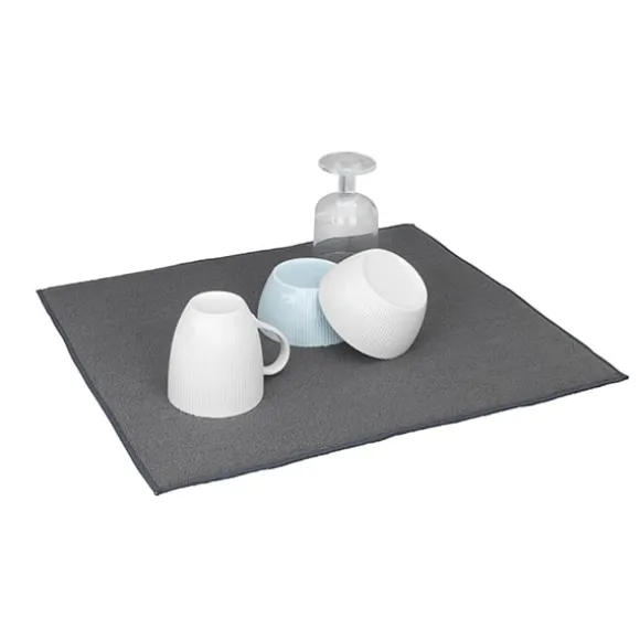 Tapis égouttoir microfibres gris Wenko by Maximex