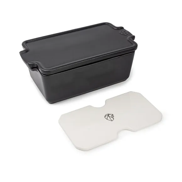 Terrine en céramique et presse 20 cm Appolia ardoise Peugeot