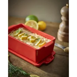 Terrine en céramique et presse 20 cm Appolia rouge Peugeot