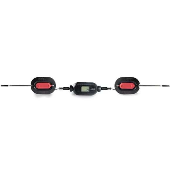 Thermomètre Bluetooth BBQ à double sonde en acier inoxydable 14 cm Lacor