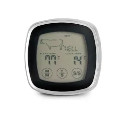 Thermomètre à viande tactile Touch avec sonde en acier inoxydable 17 cm Lacor