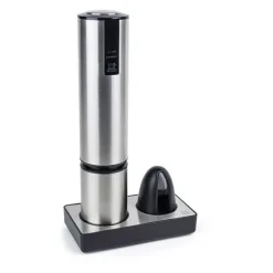 Tire-bouchon électrique rechargeable Elis Touch inox lithium ion Peugeot