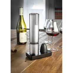 Tire-bouchon électrique rechargeable Elis Touch inox lithium ion Peugeot
