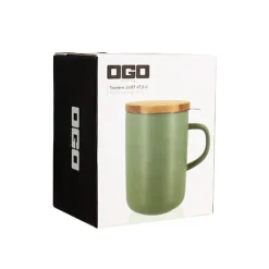 Tisanière mug Juliet en grès amande 475 ml Ogo