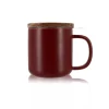 Tisanière mug Juliet en grès bordeaux 300 ml Ogo