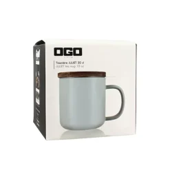 Tisanière mug Juliet en grès gris 300 ml Ogo