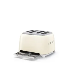 Toaster 4 fentes crème 2000 W TSF03CREU Smeg