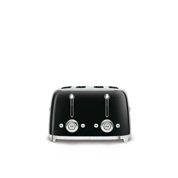 Toaster 4 fentes noir 2000 W TSF03BLEU Smeg