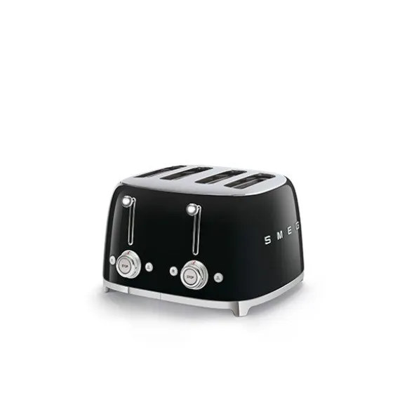 Toaster 4 fentes noir 2000 W TSF03BLEU Smeg