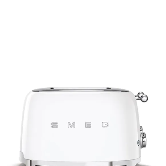 Toaster 4 fentes 2000 W TSF03WHEU blanc Smeg