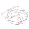 Tourtière céramique Appolia écru 28 cm Peugeot