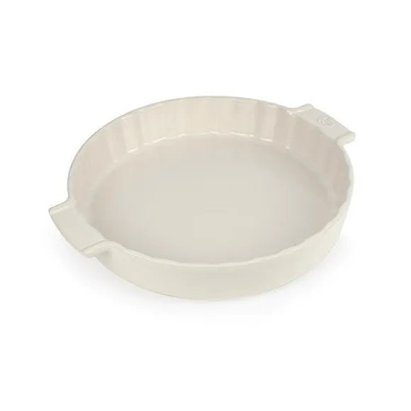 Tourtière céramique Appolia écru 28 cm Peugeot