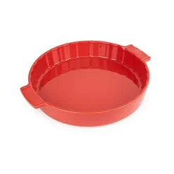 Tourtière céramique Appolia rouge 28 cm Peugeot