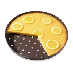 Tourtière perforée acier revêtu antiadhérent 30 cm Mathon