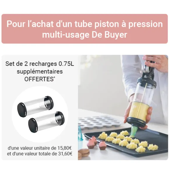 Tube piston à pression multi-usage De Buyer