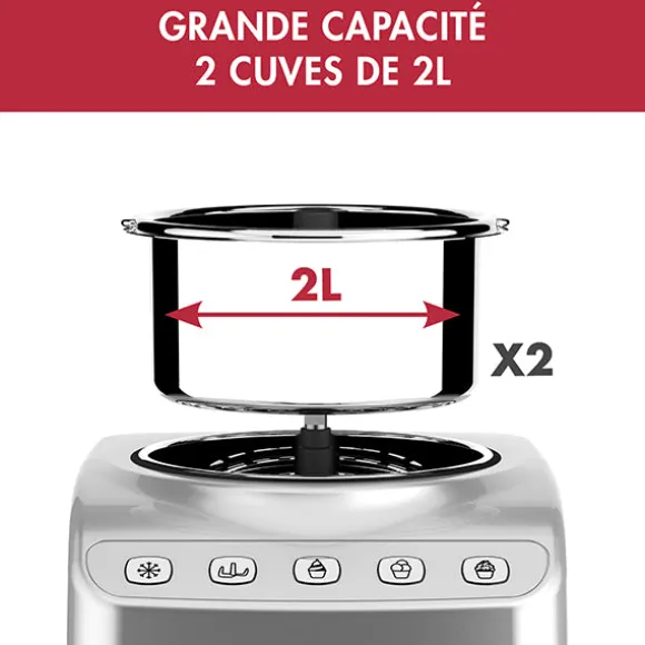 Turbine à glace Gelato Expert 180 W 11680 Magimix