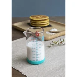 Verre doseur en verre avec silicone 200 ml Pebbly