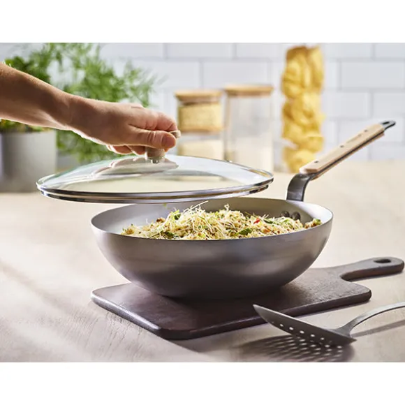 Wok acier Minéral B Bois 28 cm De Buyer
